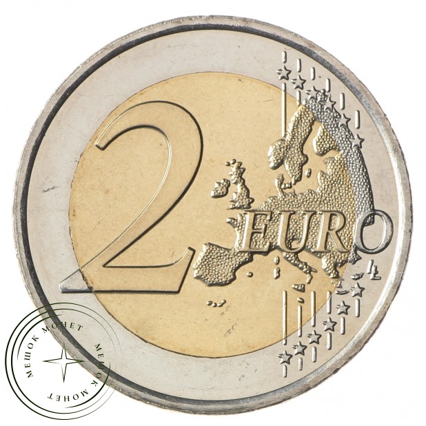 Люксембург 2 евро 2010 Герб Великого герцога Люксембурга