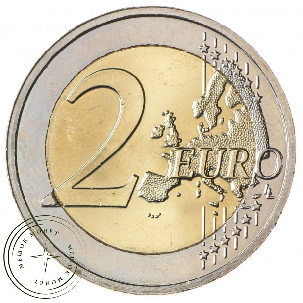 Италия 2 евро 2011 150 лет объединения Италии