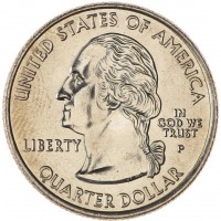 США 25 центов 2001 Вермонт