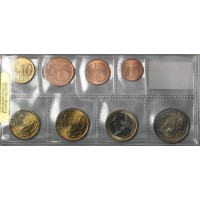 Люксембур набор регулярных монет евро 2002-2006 (8 штук)