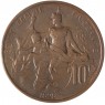 Франция 10 сантимов 1898