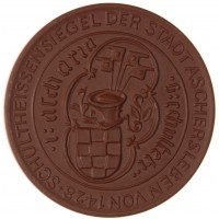 Настольная медаль Станкостроительный завод Ашерслебен 1857-1987 ГДР