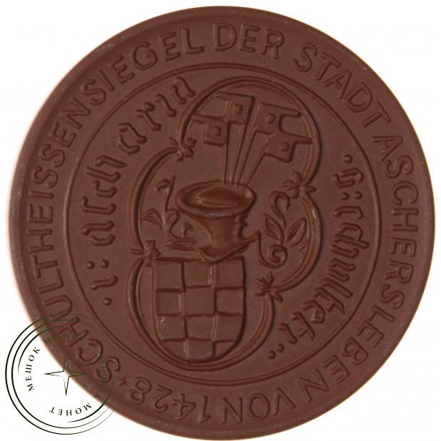 Настольная медаль Станкостроительный завод Ашерслебен 1857-1987 ГДР