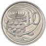 Каймановы острова 10 центов 2002