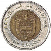 Монета Панама 1 бальбоа 2011
