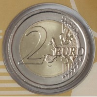 Монета Сан-Марино 2 евро 2019 550 лет со дня смерти Филиппо Липпи (буклет)