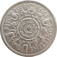 Великобритания 2 шиллинга 1966
