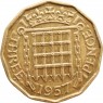 Великобритания 3 пенса 1957 — 937045767