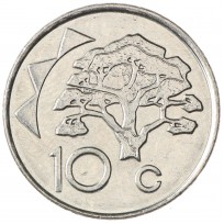 Монета Намибия 10 центов 2012