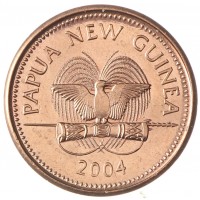 Монета Папуа—Новая Гвинея 1 тоа 2004
