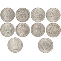 Польша 1975-1990 набор монет
