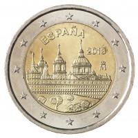 Монета Испания 2 евро 2013 Монастырь Эскориал