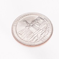 Монета США 25 центов 2011 Национальный парк Геттисберг