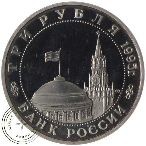 3 рубля 1995 Маньчжурия