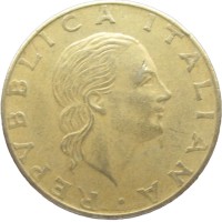 Монета Италия 200 лир 1990 100 лет основанию Государственного Совета