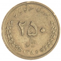 Монета Иран 250 риалов 2009