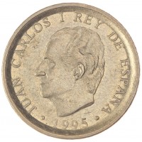 Монета Испания 100 песет 1995 ФАО