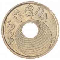 Монета Испания 25 песет 1992