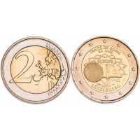 Монета Люксембург 2 евро 2007 Римский договор