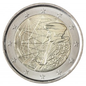 Монета Италия 2 евро 2022 Эразмус