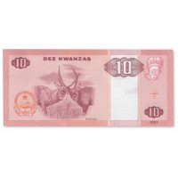 Банкнота Ангола 10 кванза 2011
