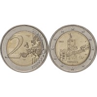 Монета Германия 2 евро 2022 Тюрингия