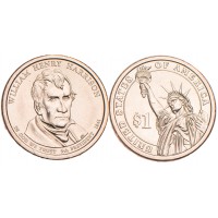 Монета США 1 доллар 2009 Уильям Генри Гаррисон