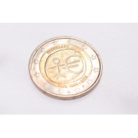 Нидерланды 2 евро 2009 10 лет экономическому и валютному союзу