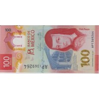 Банкнота Мексика 100 песо 2020 Историческая самобытность и природное наследие