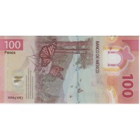 Банкнота Мексика 100 песо 2020 Историческая самобытность и природное наследие