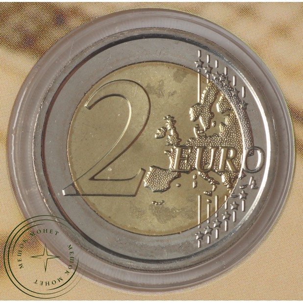 Сан-Марино 2 евро 2014 Джакомо Пучини (буклет)