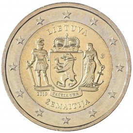 Монета Литва 2 евро 2019 Жемайтия