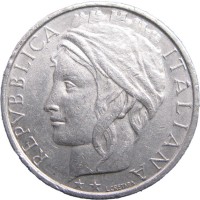 Монета Италия 100 лир 1993