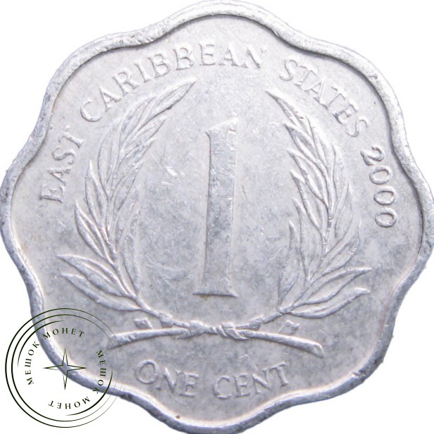 Карибы 1 цент 2000