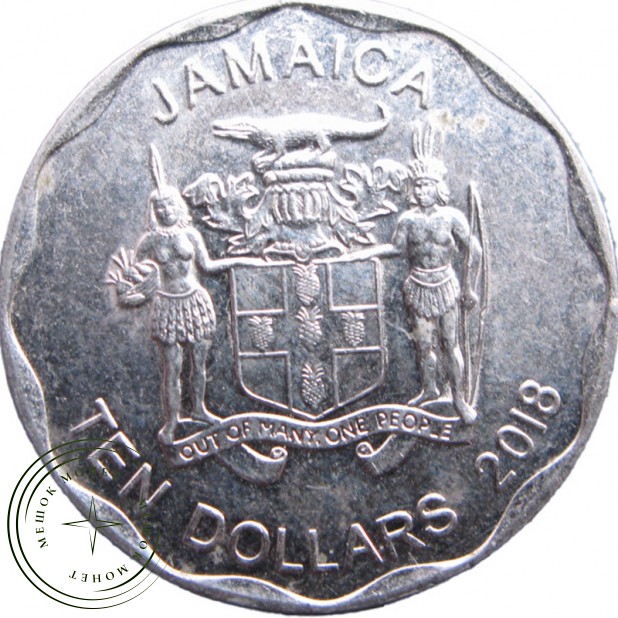Ямайка 10 долларов 2018