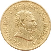 Монета Уругвай 1 песо 2007