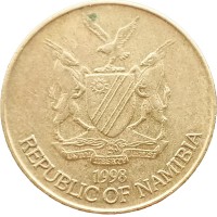 Монета Намибия 1 доллар 1998