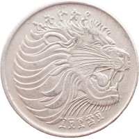 Монета Эфиопия 50 сантимов 1977