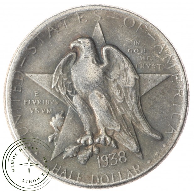Копия 50 центов 1938 Техас