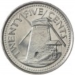 Барбадос 25 центов 2011