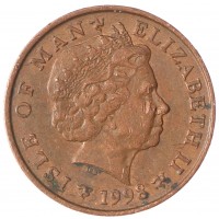 Остров Мэн 1 пенни 1998