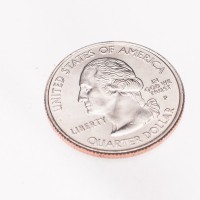 Монета США 25 центов 2008 Нью-Мексико