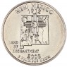 США 25 центов 2008 Нью-Мексико