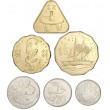 Острова Кука набор 6 монет 10, 20, 50 центов и 1, 2, 5 долларов 2015