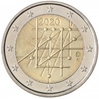 Монета Финляндия 2 евро 2020 Университет Турку