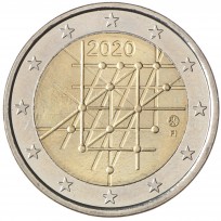 Монета Финляндия 2 евро 2020 Университет Турку