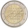 Финляндия 2 евро 2020 Университет Турку
