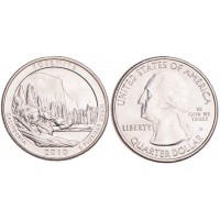 США 25 центов 2010 Йосемитский национальный парк