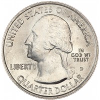 США 25 центов 2010 Йосемитский национальный парк