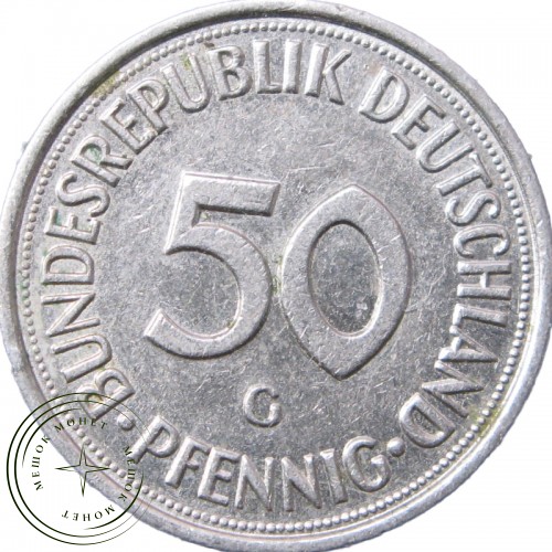 Германия (ФРГ) 50 пфеннигов 1975 — 9062142-1